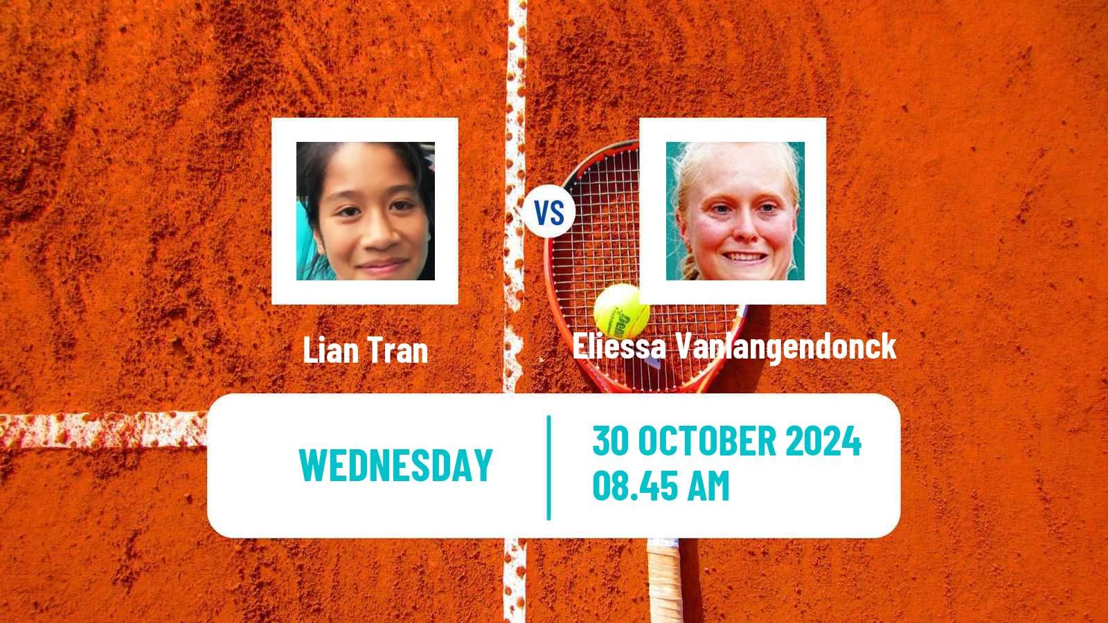 Tennis ITF W75 Hamburg Women Lian Tran - Eliessa Vanlangendonck