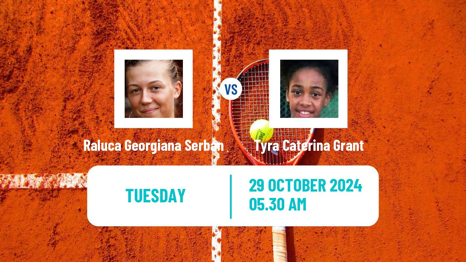 Tennis ITF W50 Nantes Women Raluca Georgiana Serban - Tyra Caterina Grant