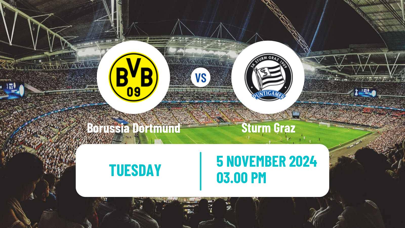 Soccer UEFA Champions League Borussia Dortmund - Sturm Graz