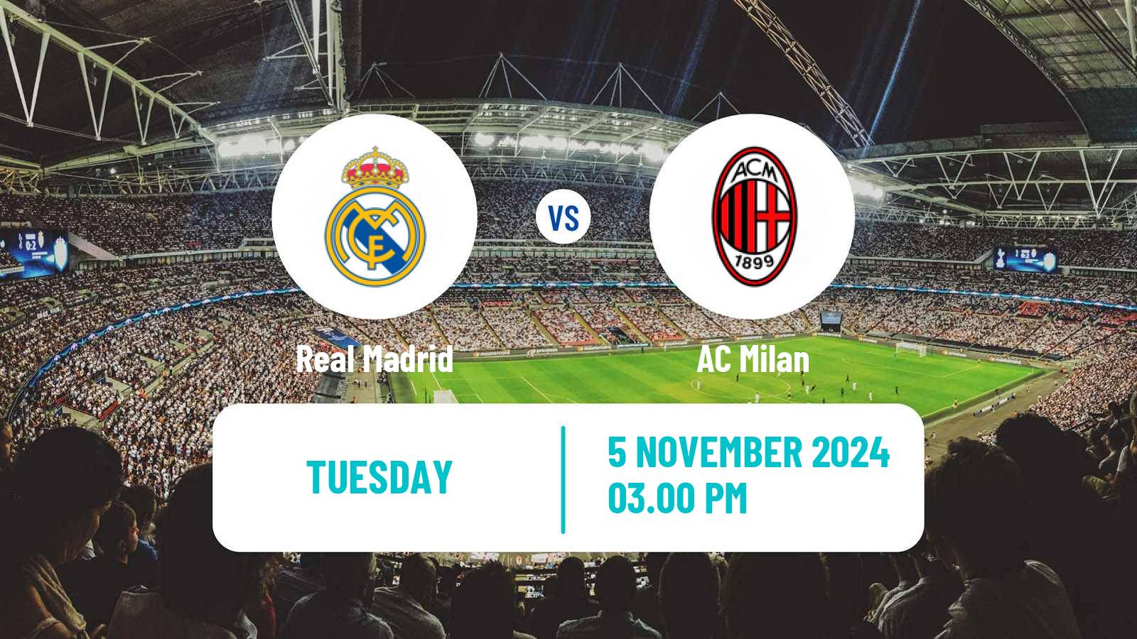 Soccer UEFA Champions League Real Madrid - Milan