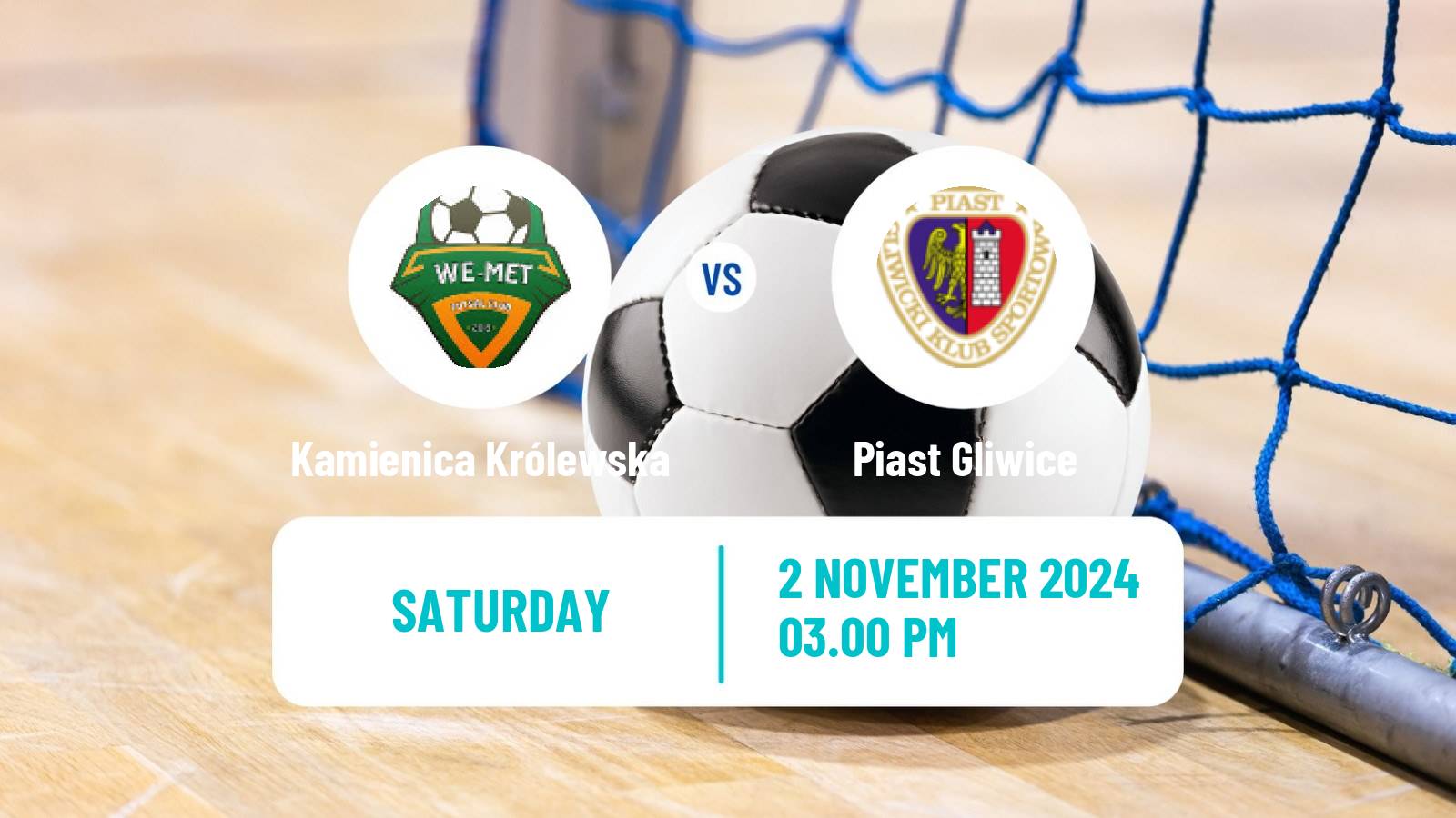 Futsal Polish Ekstraklasa Futsal Kamienica Królewska - Piast Gliwice