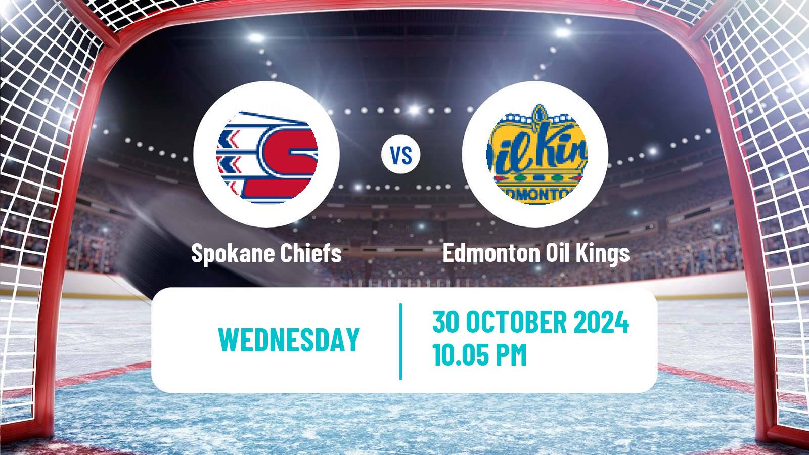 Hockey WHL Spokane Chiefs - Edmonton Oil Kings