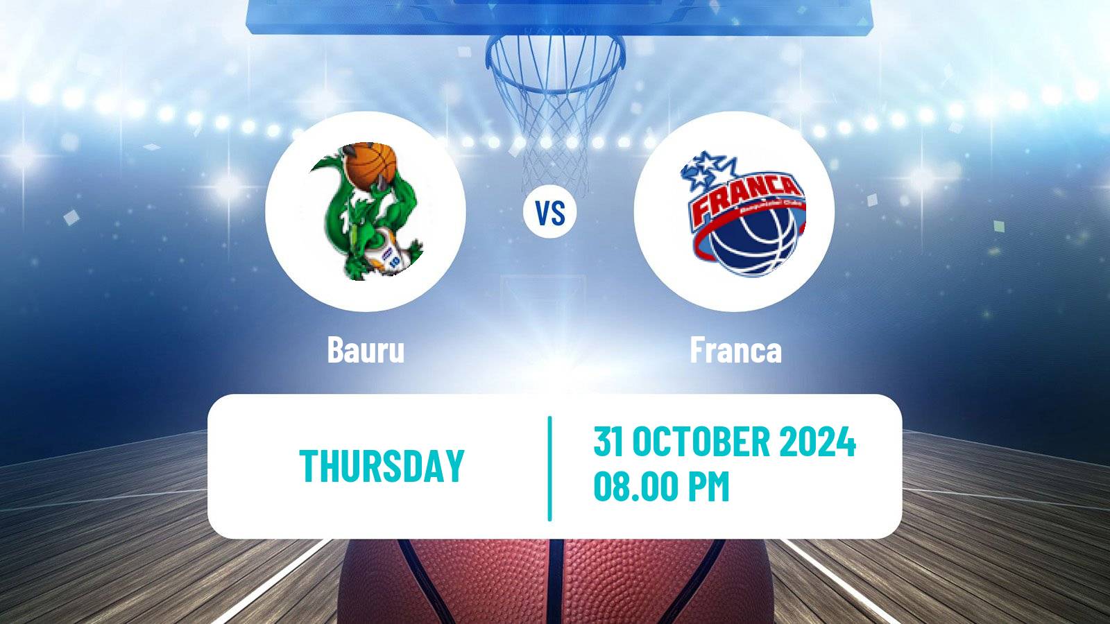 Basketball Brazilian NBB Bauru - Franca