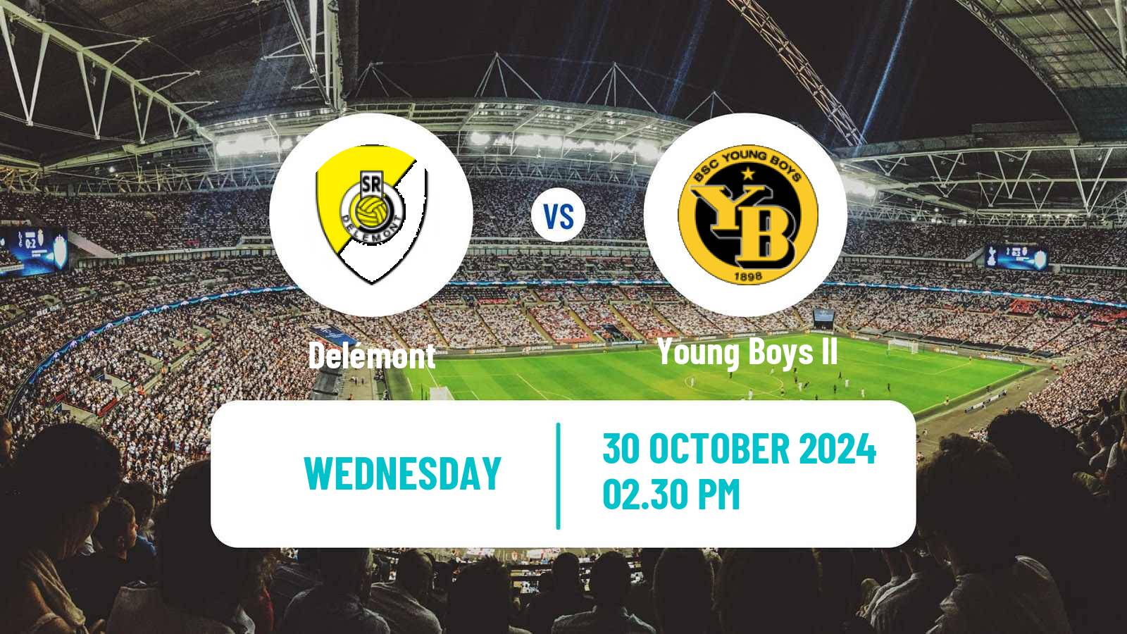 Soccer Swiss Promotion League Delémont - Young Boys II