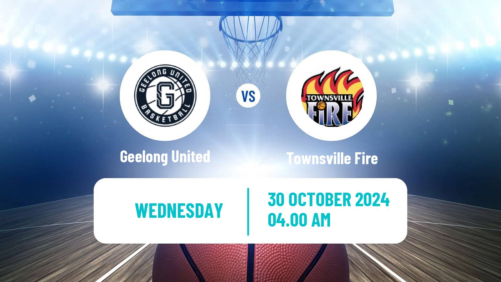 Basketball Australian WNBL Geelong United - Townsville Fire