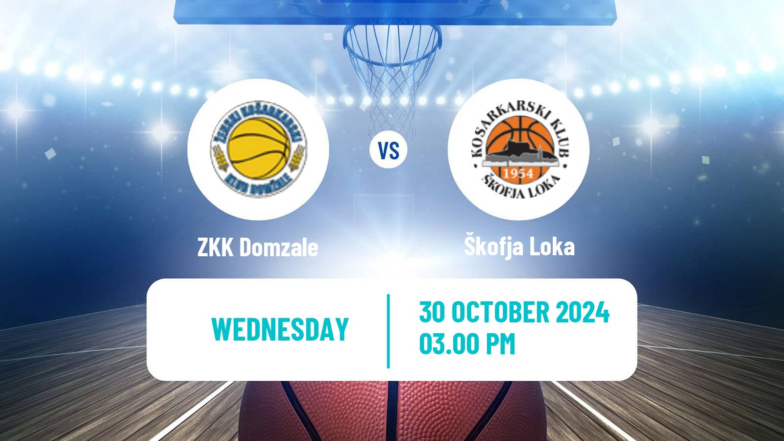 Basketball Slovenian Liga Basketball Women Domzale - Škofja Loka