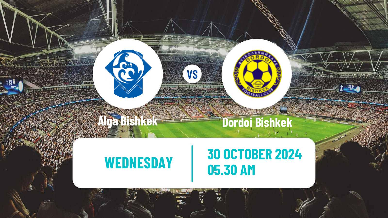 Soccer Kyrgyzstan Premier Liga Alga Bishkek - Dordoi Bishkek