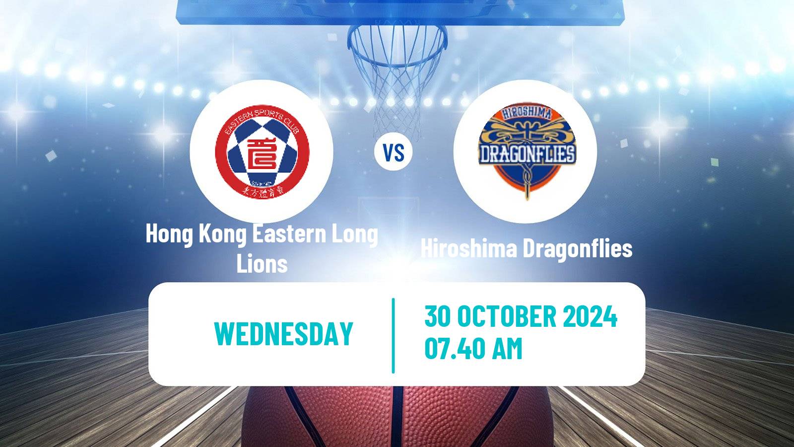 Basketball EASL Basketball Hong Kong Eastern Long Lions - Hiroshima Dragonflies