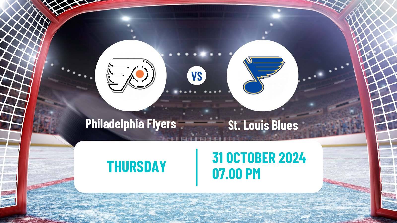 Hockey NHL Philadelphia Flyers - St. Louis Blues