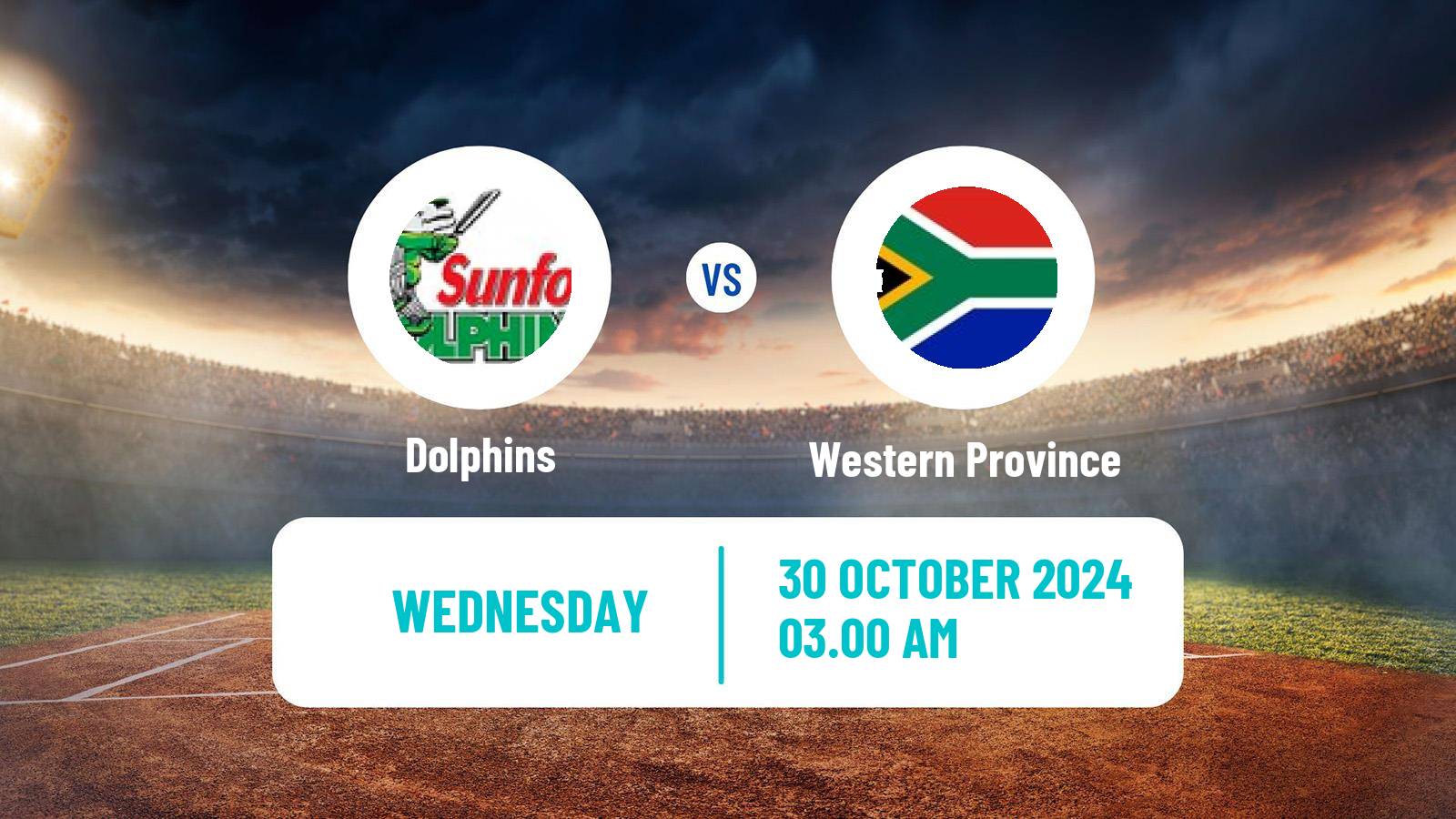 Cricket CSA 4-Day Franchise Series Dolphins - Western Province