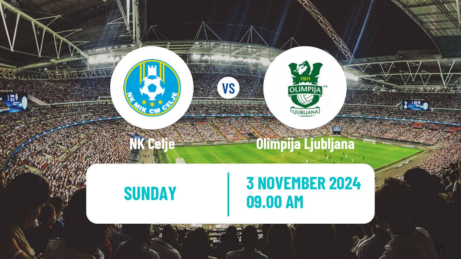 Soccer Slovenian PrvaLiga Celje - Olimpija Ljubljana