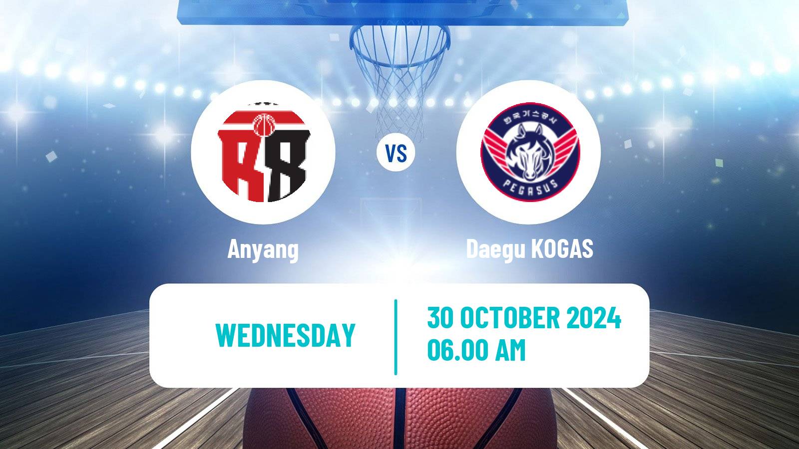 Basketball KBL Anyang - Daegu KOGAS