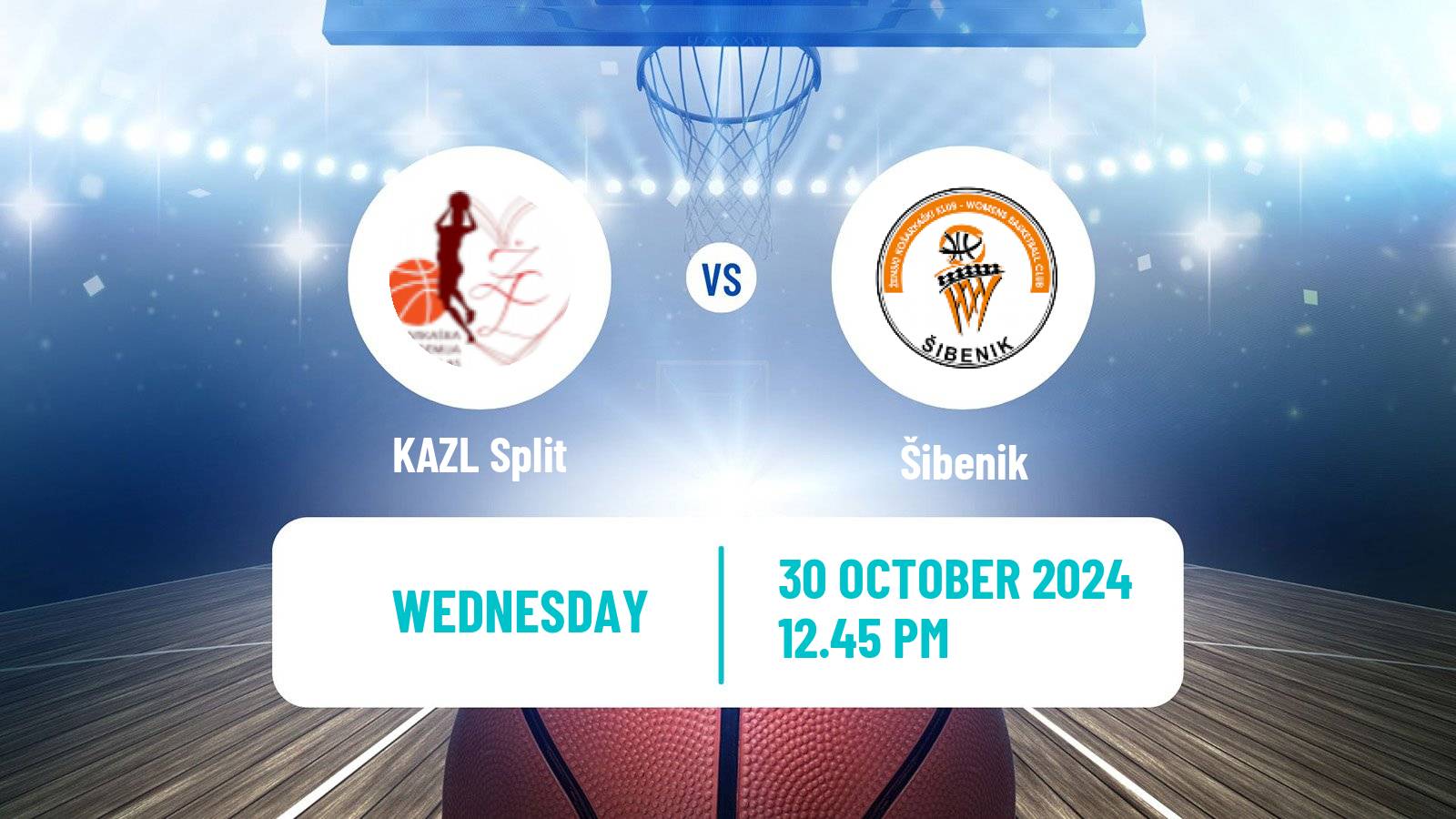 Basketball Croatian Premijer Liga Basketball Women KAZL Split - Šibenik