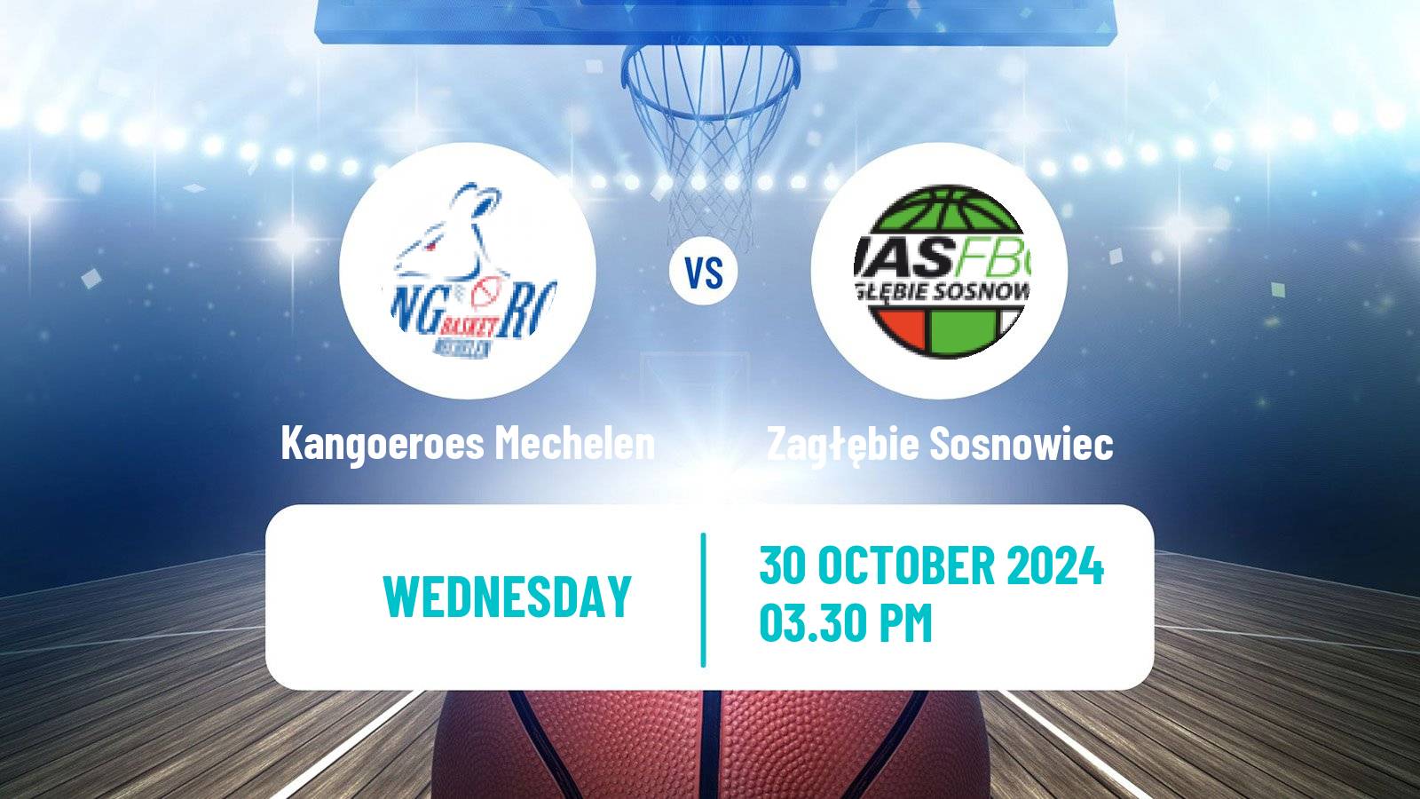 Basketball Eurocup Women Kangoeroes Mechelen - Zagłębie Sosnowiec