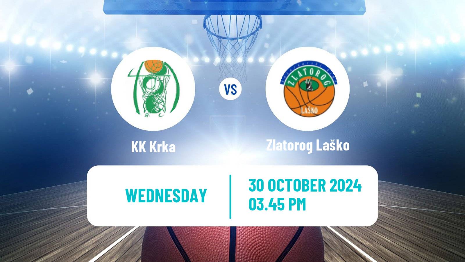 Basketball Slovenian Liga Basketball Krka - Zlatorog Laško