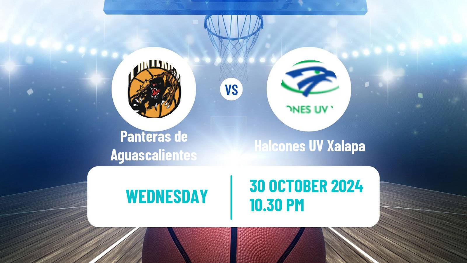 Basketball Mexican LNBP Panteras de Aguascalientes - Halcones UV Xalapa