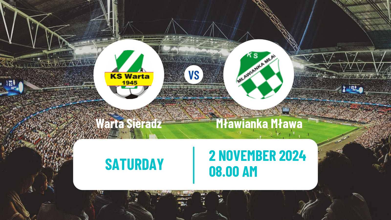 Soccer Polish Division 3 - Group I Warta Sieradz - Mławianka Mława