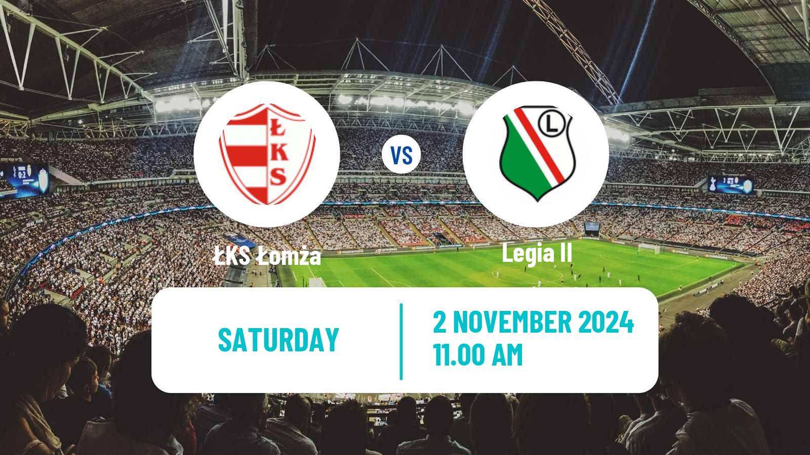 Soccer Polish Division 3 - Group I ŁKS Łomża - Legia II