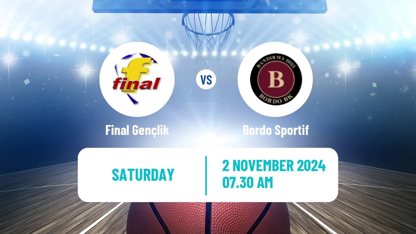 Basketball Turkish TBL Final Gençlik - Bordo Sportif