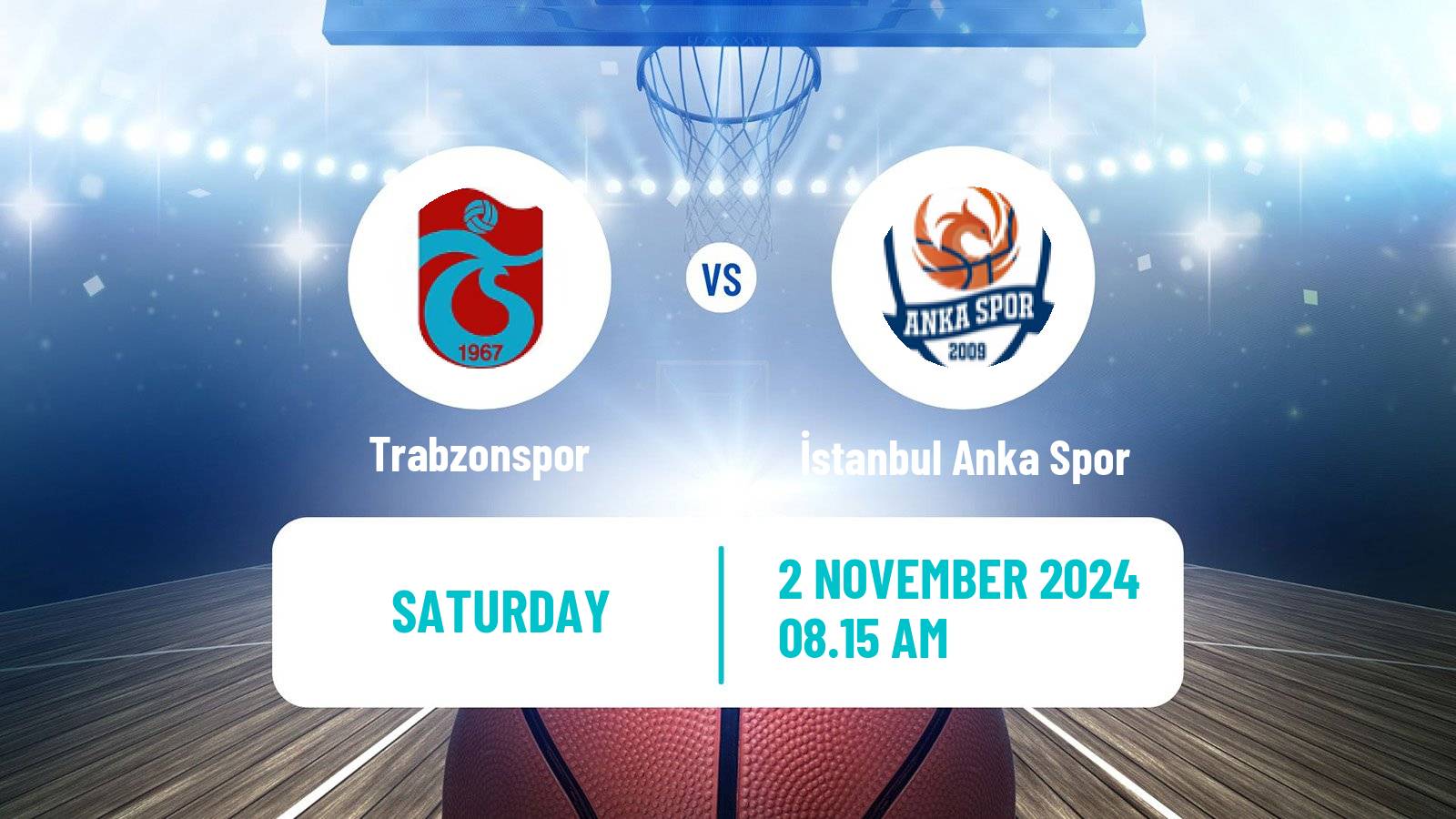 Basketball Turkish TBL Trabzonspor - İstanbul Anka Spor