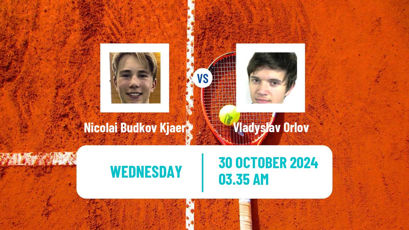 Tennis ITF M25 Heraklion 2 Men Nicolai Budkov Kjaer - Vladyslav Orlov