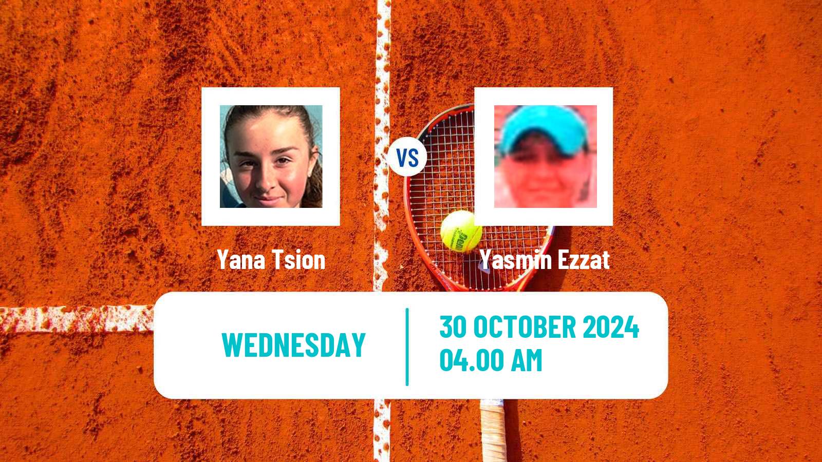 Tennis ITF W15 Sharm Elsheikh 16 Women Yana Tsion - Yasmin Ezzat