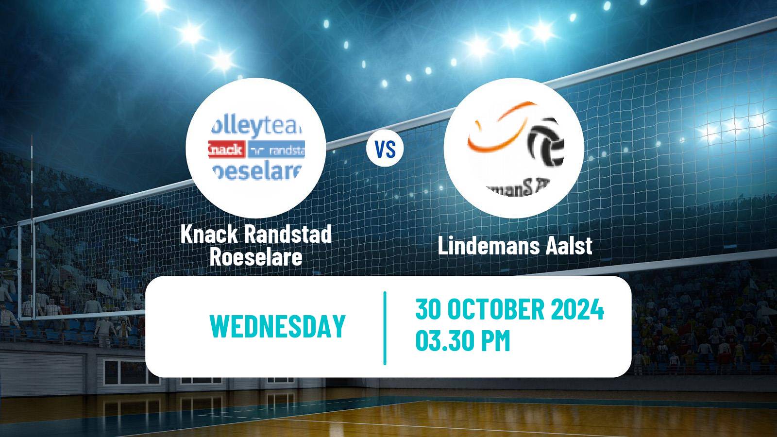 Volleyball Belgian League Volleyball Knack Randstad Roeselare - Lindemans Aalst