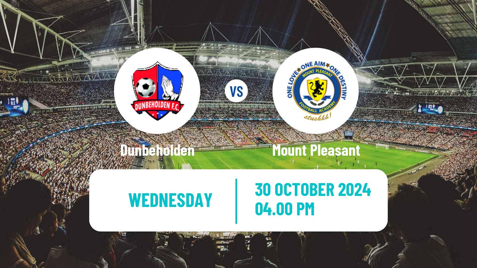 Soccer Jamaica National Premier League Dunbeholden - Mount Pleasant