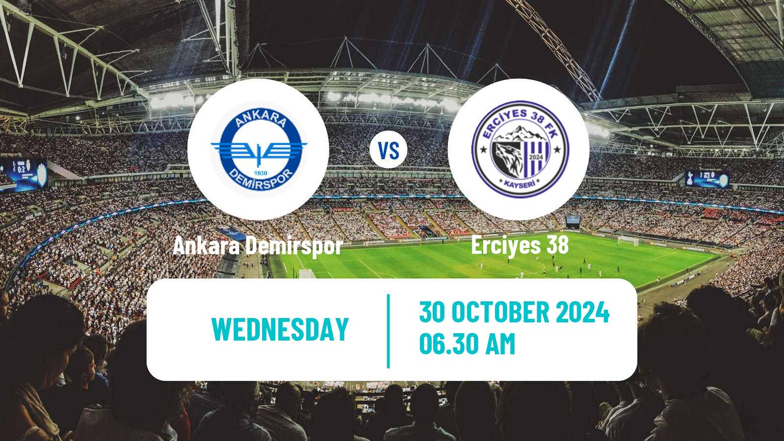 Soccer Turkish Cup Ankara Demirspor - Erciyes 38