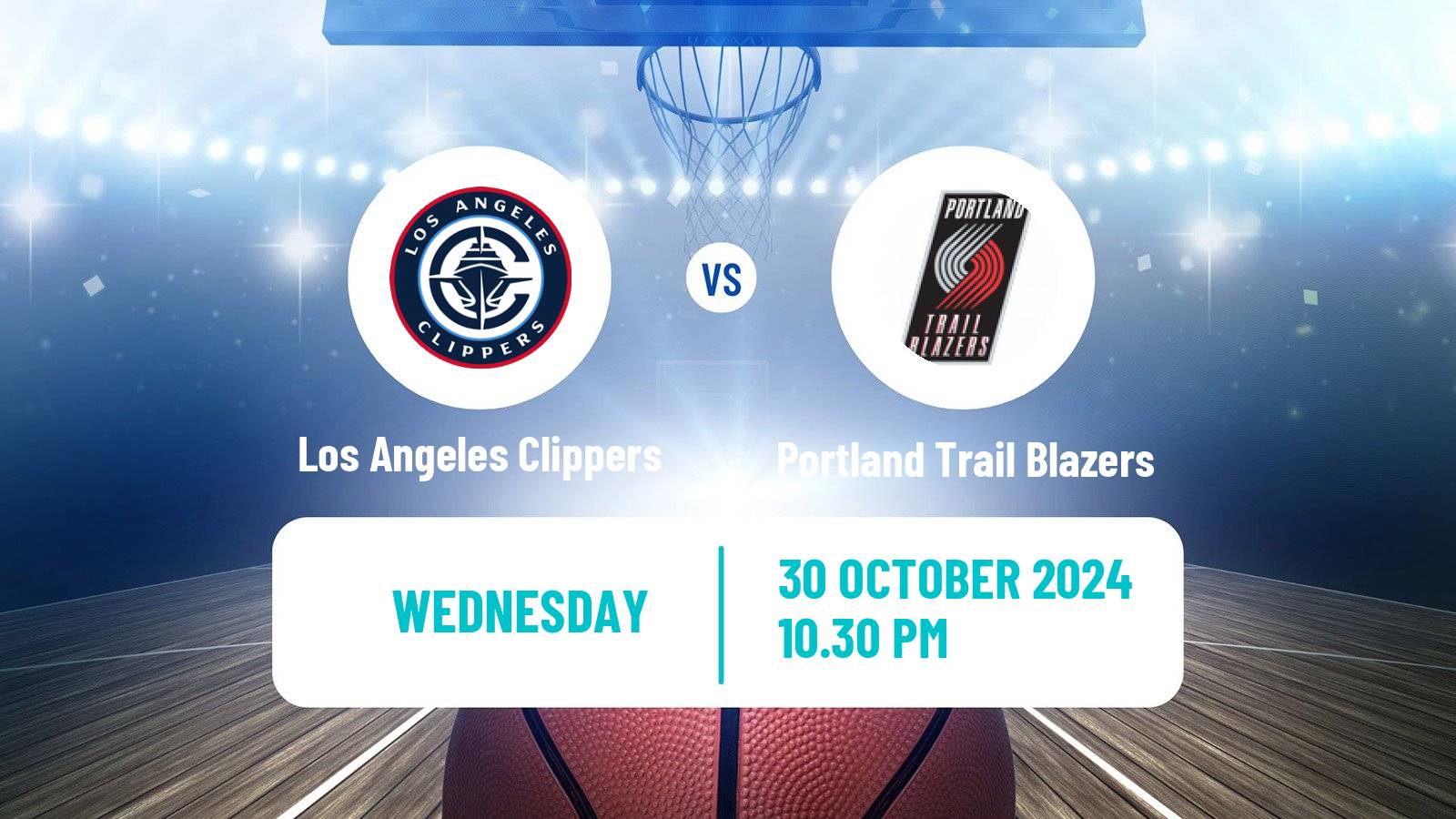 Basketball NBA Los Angeles Clippers - Portland Trail Blazers