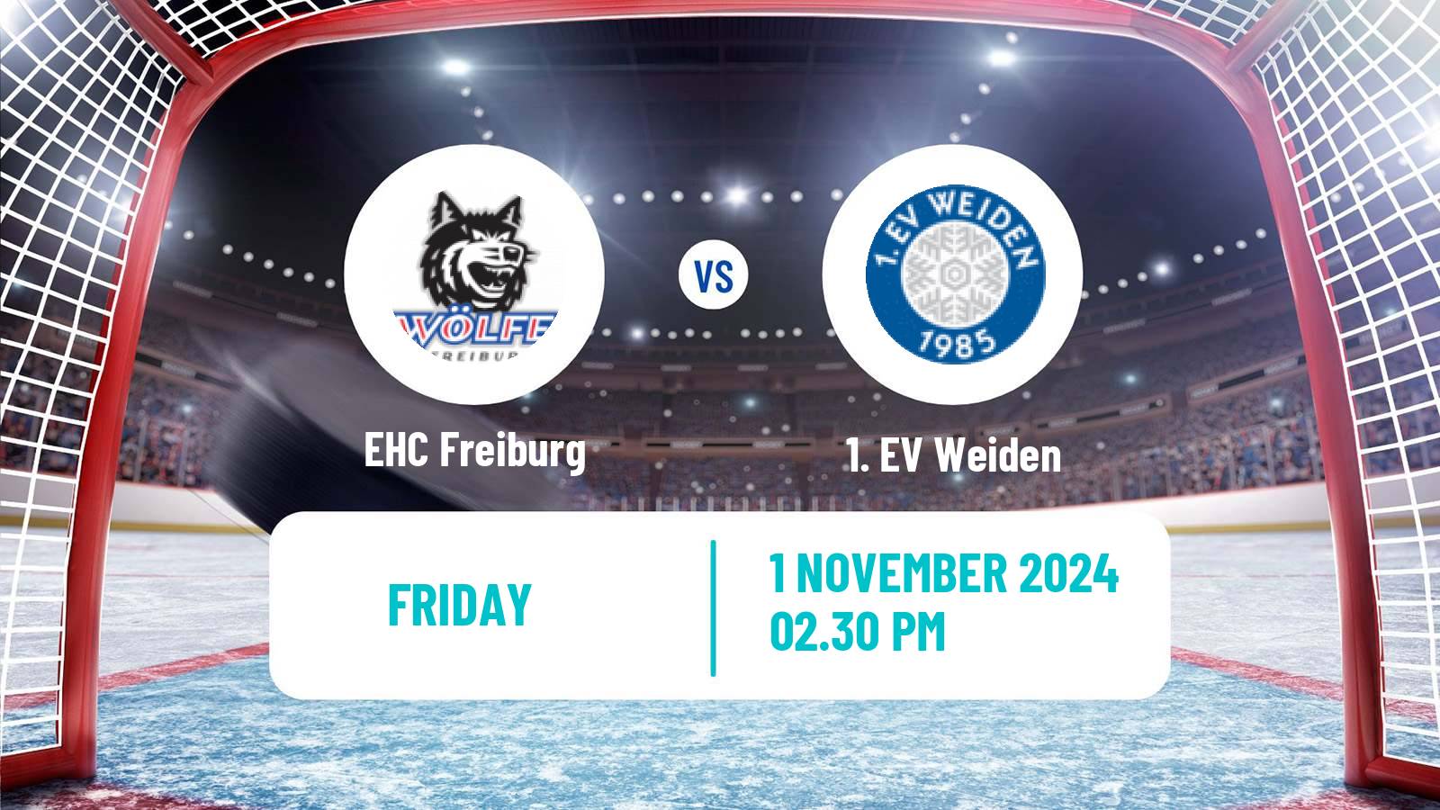 Hockey German DEL2 EHC Freiburg - Weiden