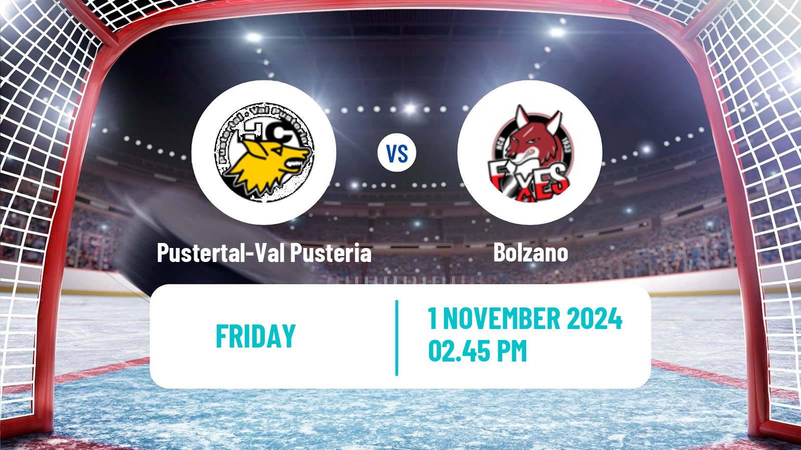 Hockey Austrian Ice Hockey League Pustertal-Val Pusteria - Bolzano