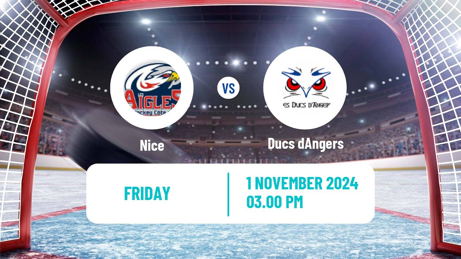 Hockey French Ligue Magnus Nice - Angers