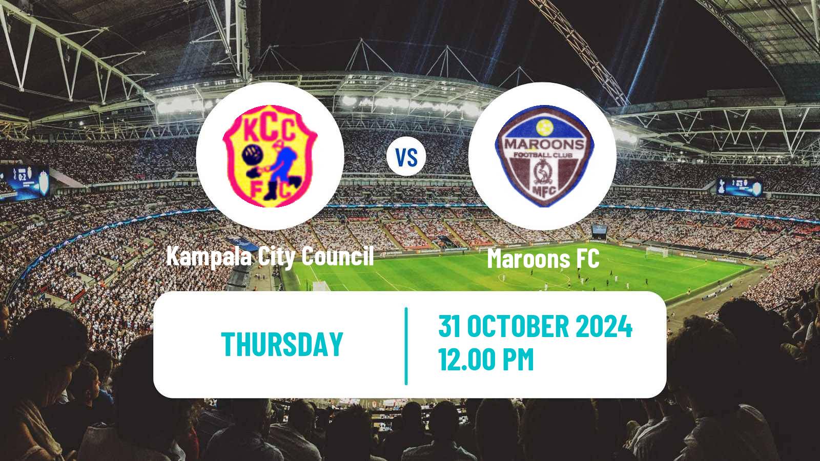 Soccer Ugandan Super League Kampala City Council - Maroons