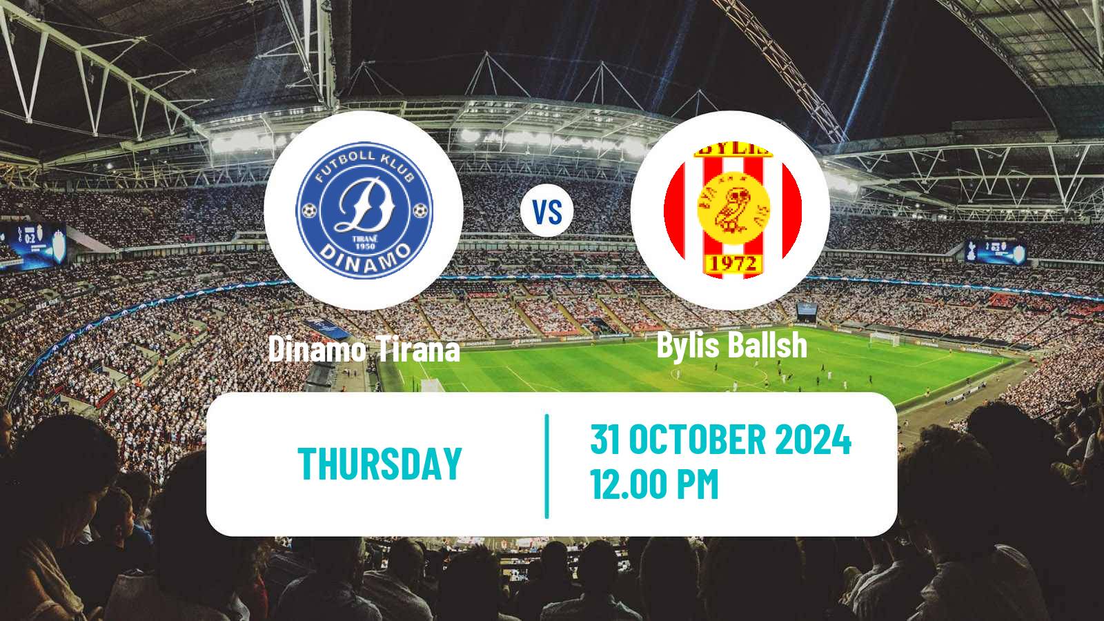 Soccer Albanian Super League Dinamo Tirana - Bylis Ballsh