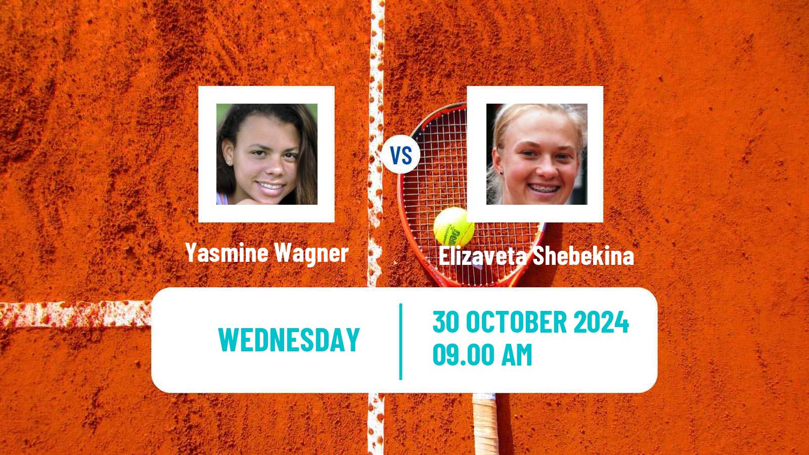 Tennis ITF W15 Sharm Elsheikh 16 Women Yasmine Wagner - Elizaveta Shebekina