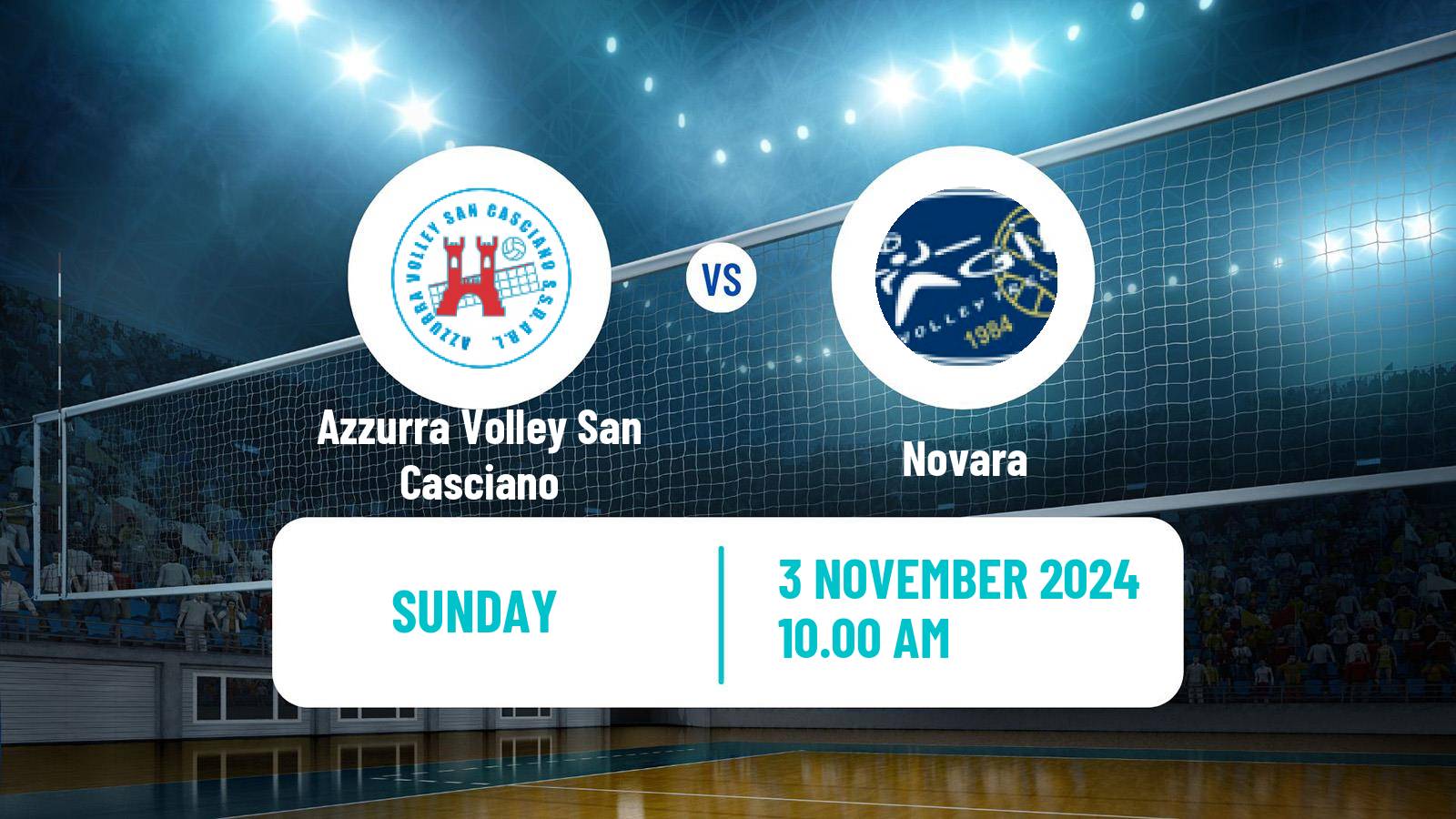 Volleyball Italian Serie A Volleyball Women Azzurra Volley San Casciano - Novara