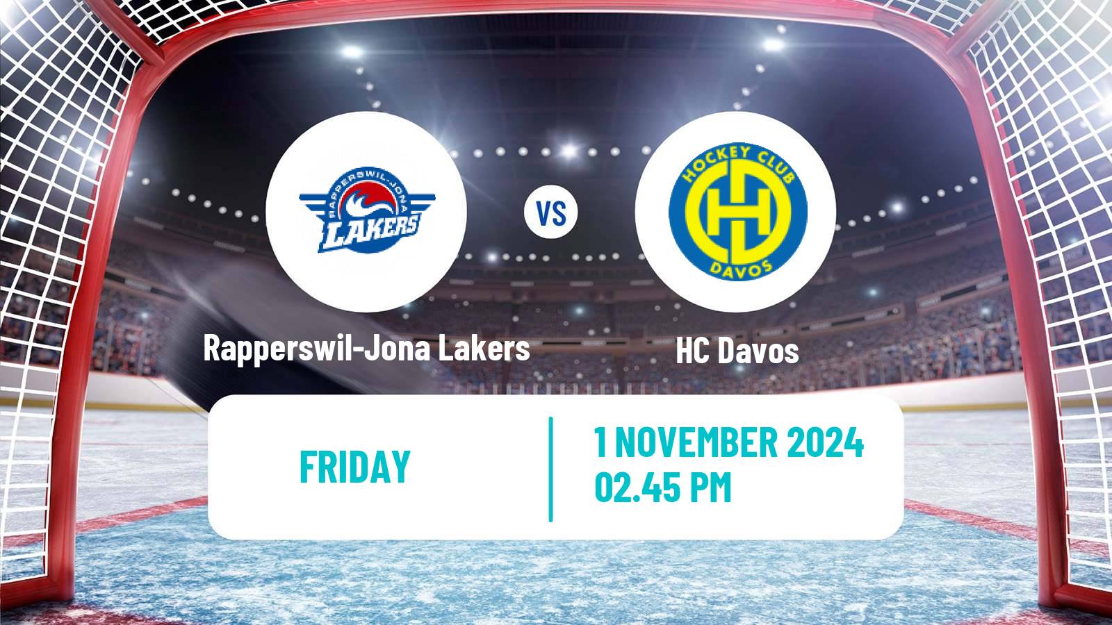 Hockey Swiss National League Hockey Rapperswil-Jona Lakers - Davos