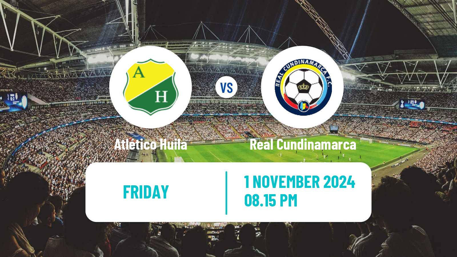 Soccer Colombian Primera B Atlético Huila - Real Cundinamarca