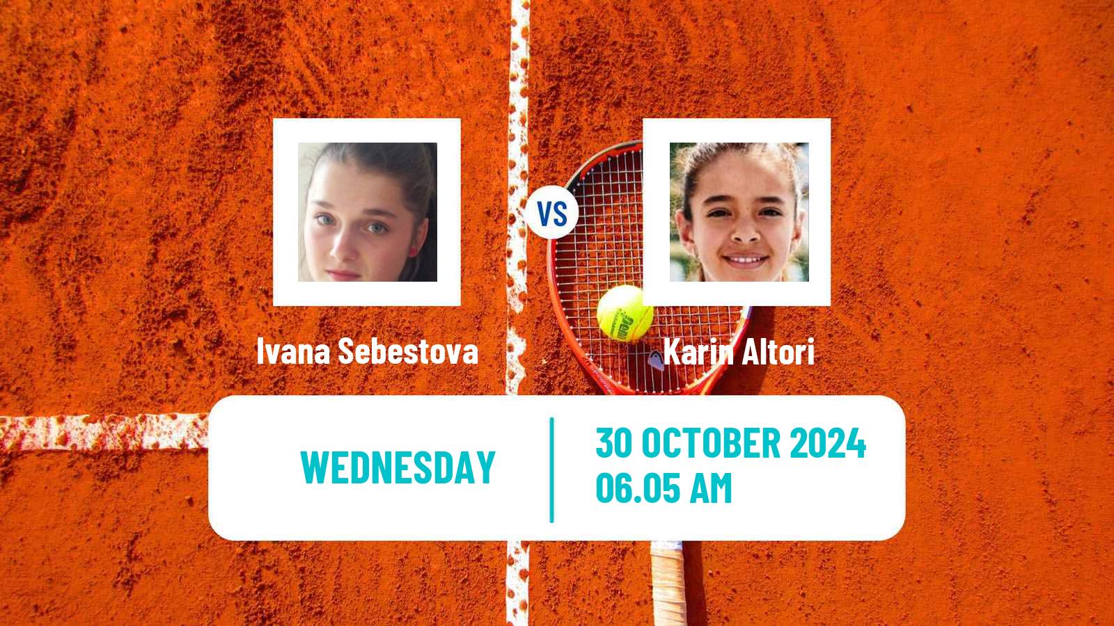 Tennis ITF W15 Heraklion 12 Women Ivana Sebestova - Karin Altori