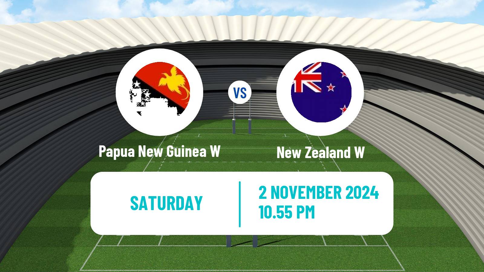 Rugby league Pacific Championships Rugby League Women Papua New Guinea W - New Zealand W