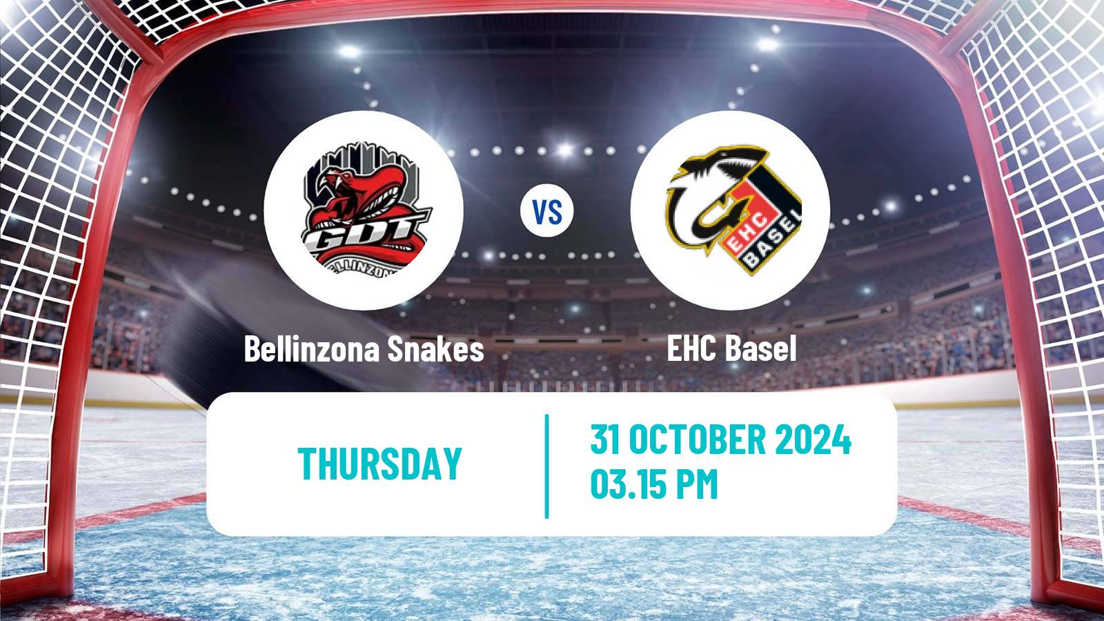 Hockey Swiss League Hockey Bellinzona Snakes - EHC Basel