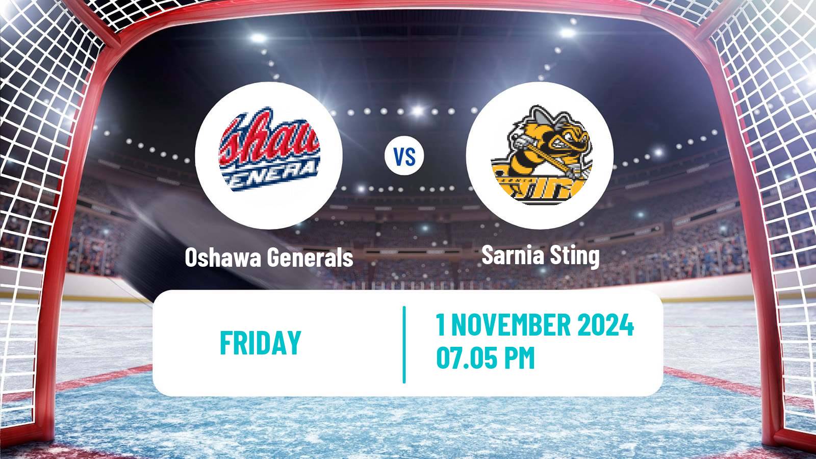 Hockey OHL Oshawa Generals - Sarnia Sting