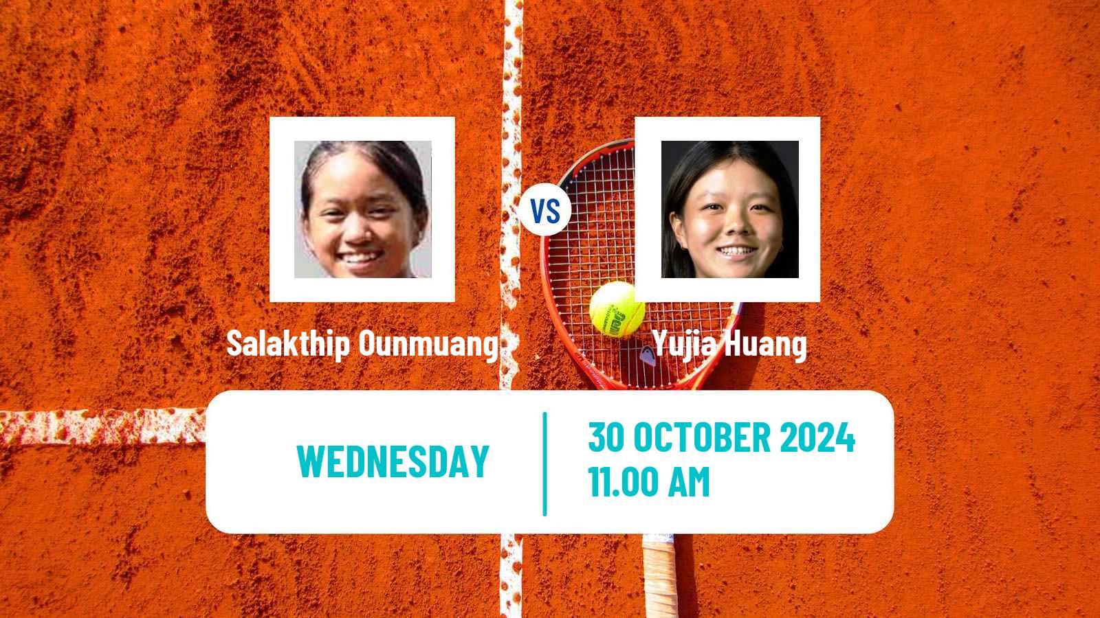 Tennis ITF W35 Norman Ok Women Salakthip Ounmuang - Yujia Huang