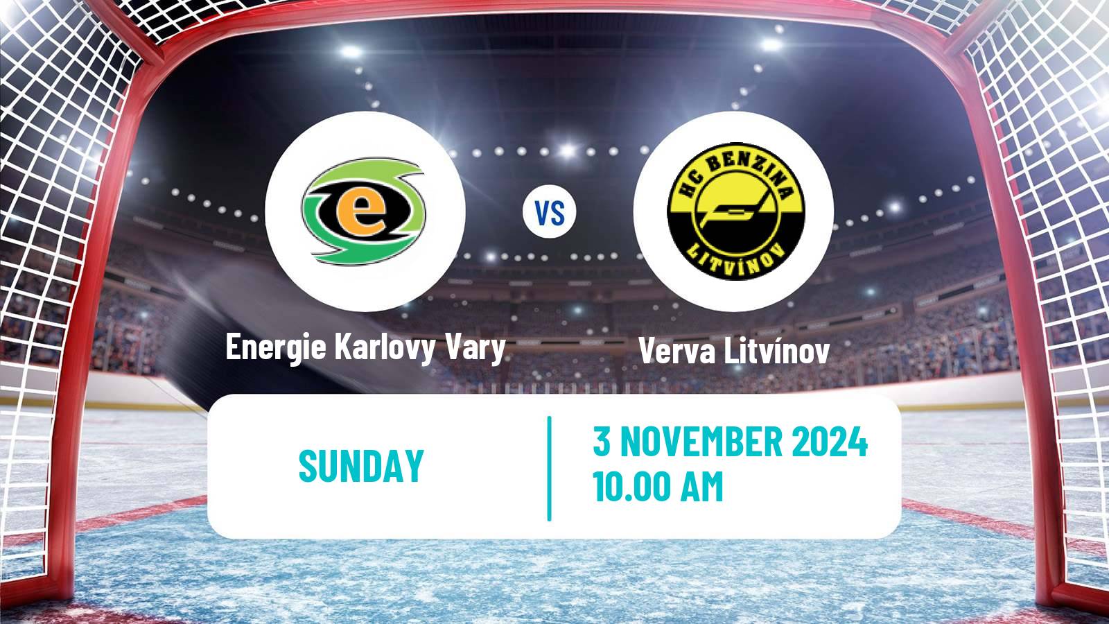 Hockey Czech Extraliga Energie Karlovy Vary - Verva Litvínov