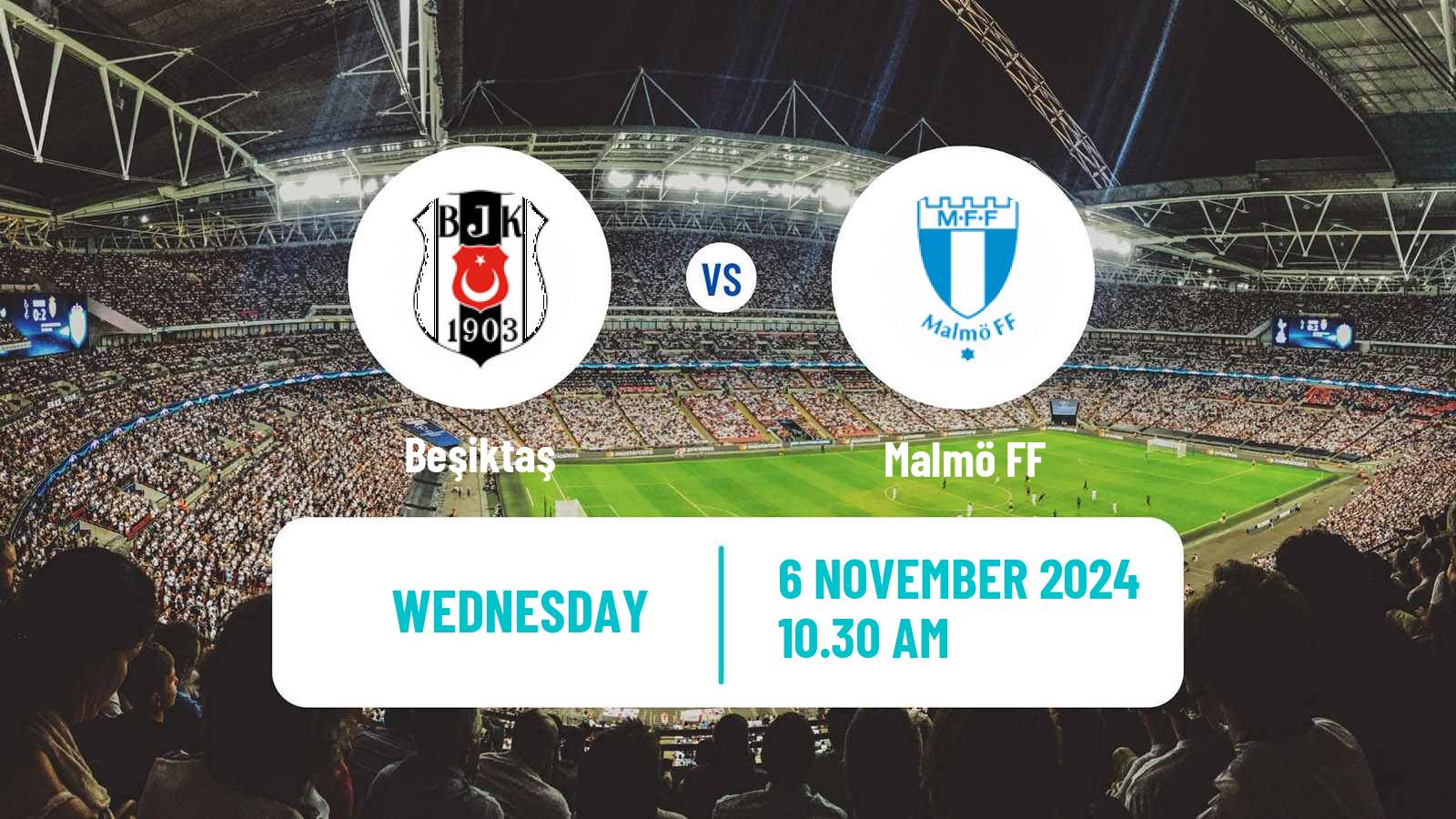 Soccer UEFA Europa League Beşiktaş - Malmö