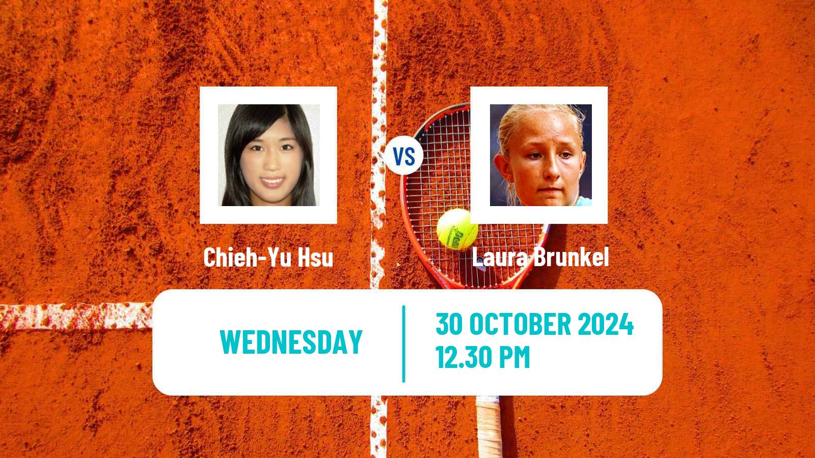 Tennis ITF W35 Norman Ok Women Chieh-Yu Hsu - Laura Brunkel