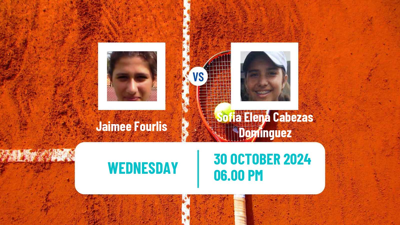 Tennis ITF W35 Norman Ok Women Jaimee Fourlis - Sofia Elena Cabezas Dominguez