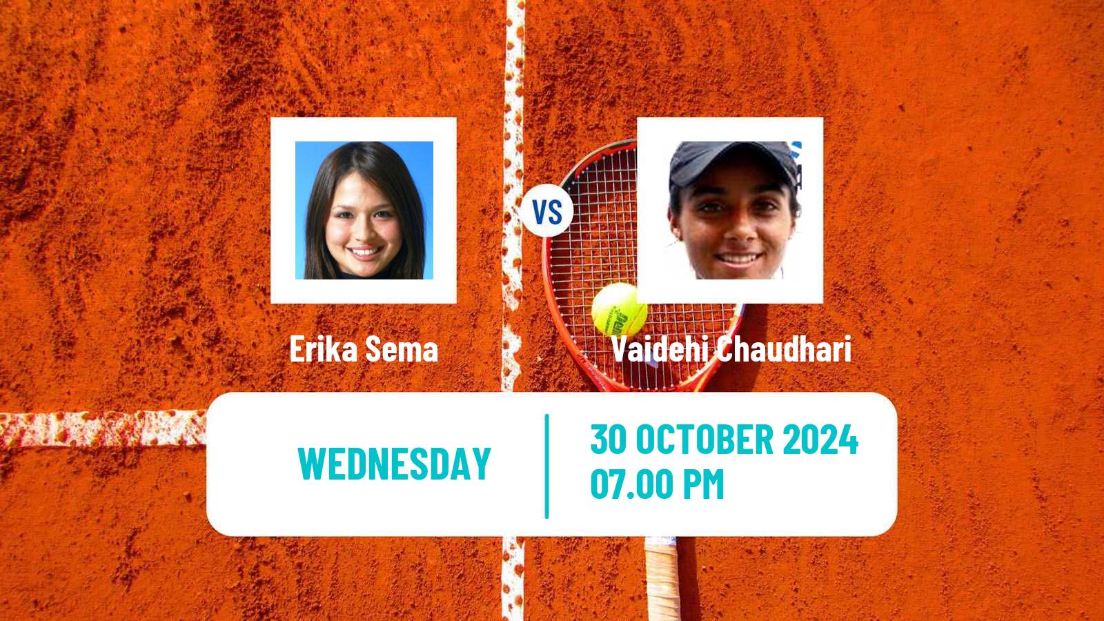 Tennis ITF W75 Sydney Women Erika Sema - Vaidehi Chaudhari