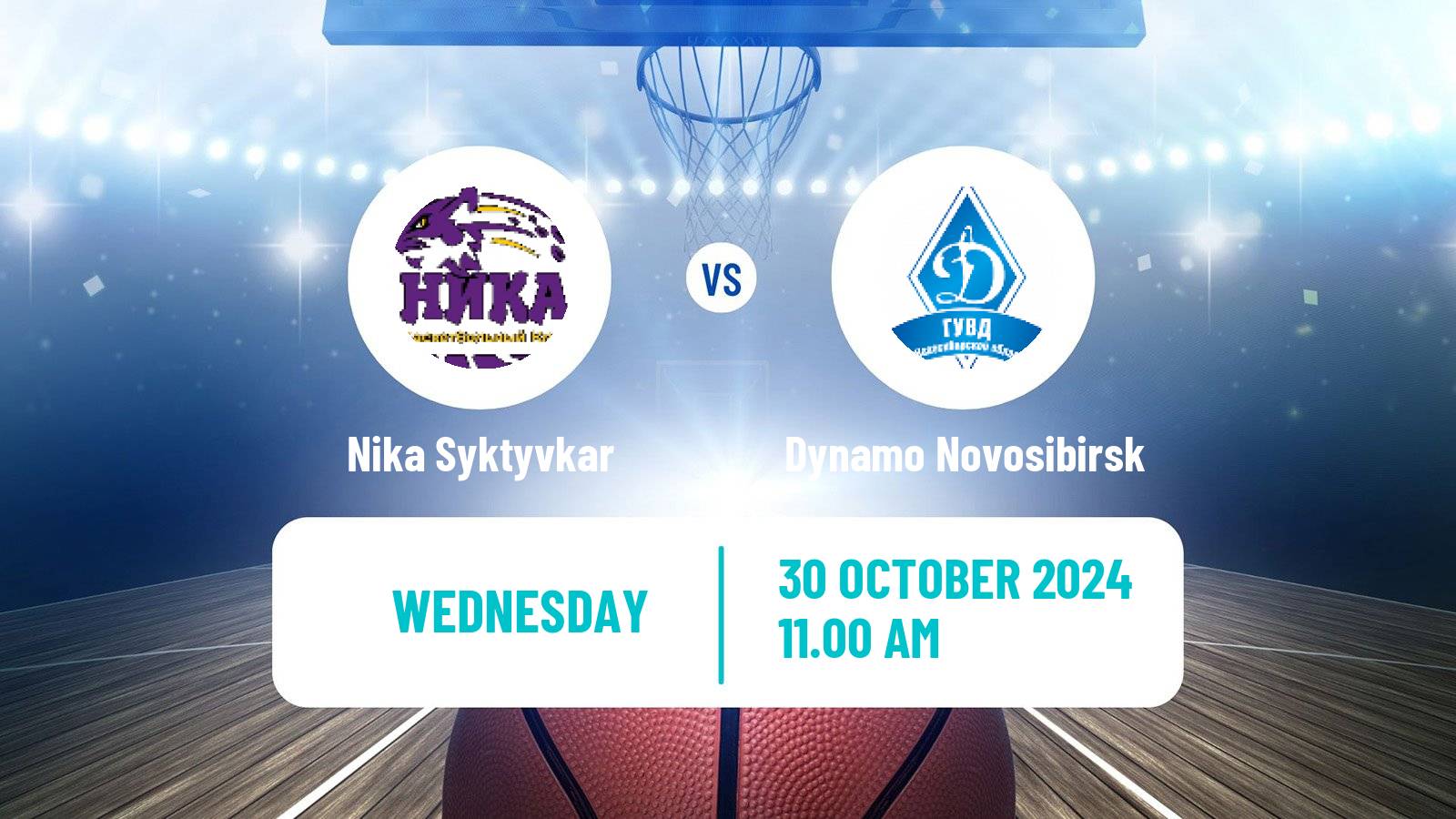 Basketball Russian Premier League Basketball Women Nika Syktyvkar - Dynamo Novosibirsk